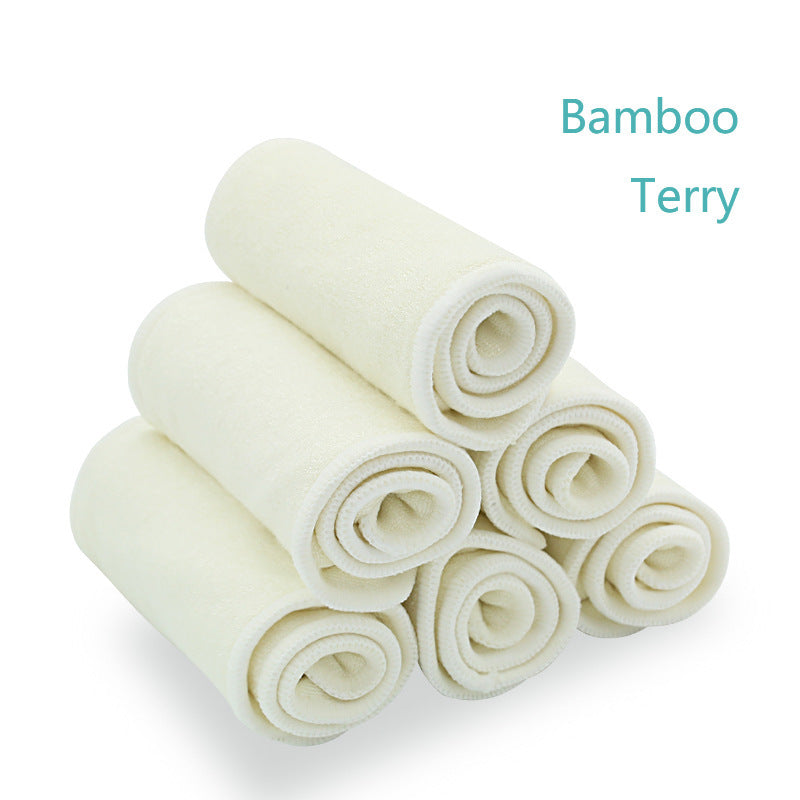 35cm x 13.5cm Bamboo Terry Inserts for Baby Diapers – Made for US Market