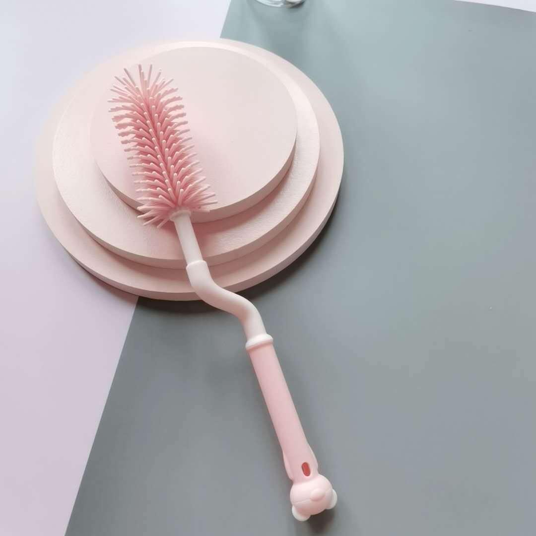 Blue and Pink Bottle Brush Combo – Baby Feeding Cleaner Set – USA Based