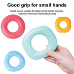 Bright educational ring stacker toy for infants aged 6 months and up