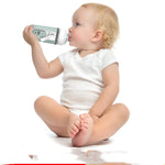 Color options of smart thermal baby bottle – silicone brush set included – USA stock