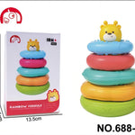 Fun and interactive stacking toy to enhance baby coordination skills
