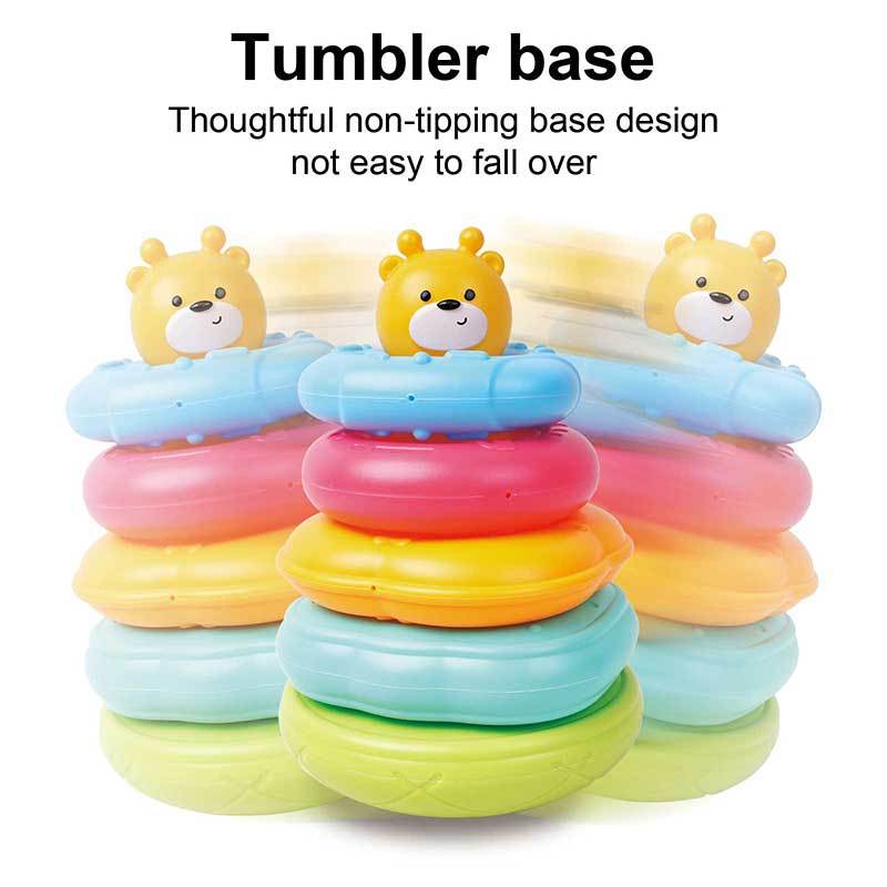 Montessori-style baby stacking toy for age 1 and up