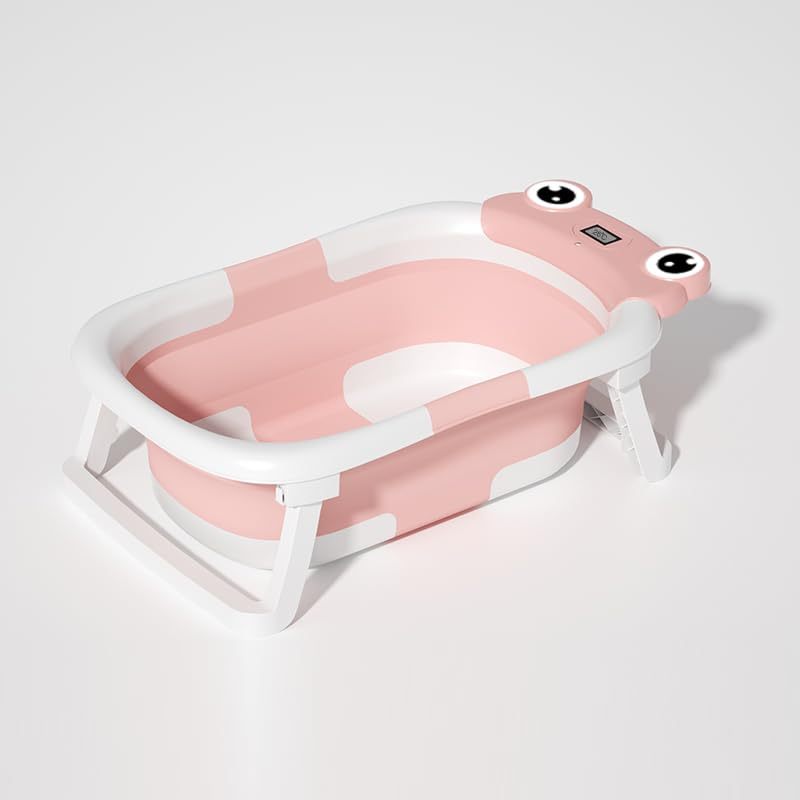 Pink Collapsible Baby Bath Tub for Infants – Ships from USA