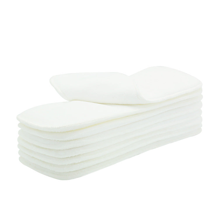 Reusable Cloth Diaper Inserts – Ultra-Absorbent Bamboo Terry (US Seller)