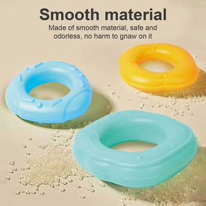 Soft and safe stacking rings for toddlers with smooth rounded edges