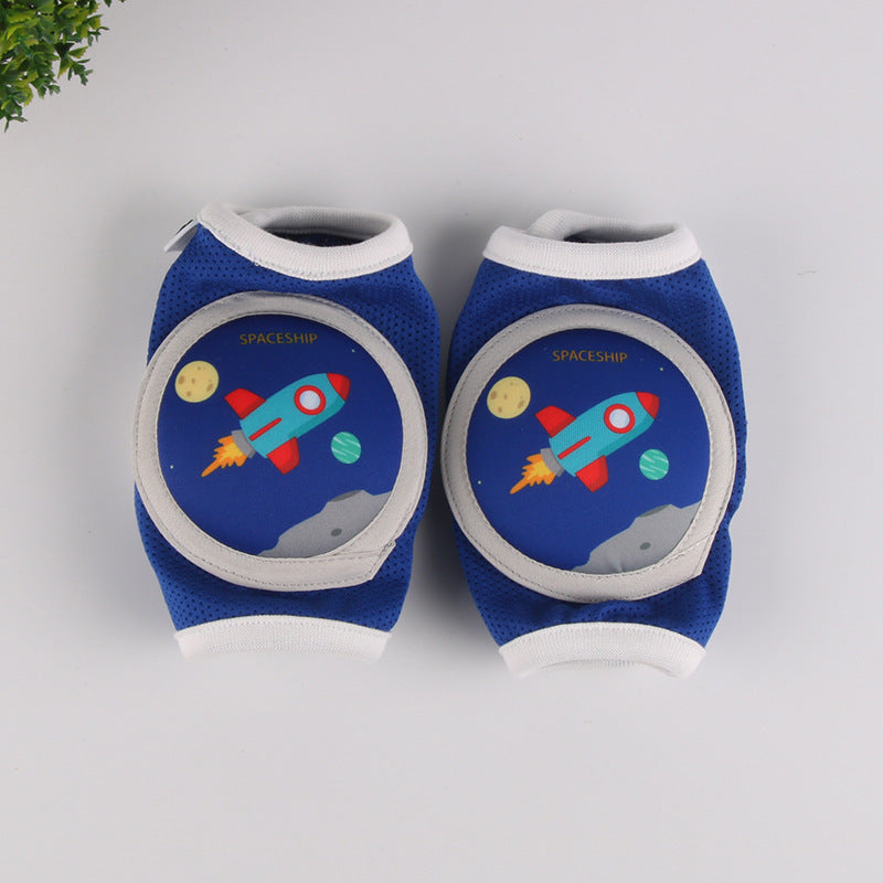 Soft cushioned knee pads for babies with protective padding