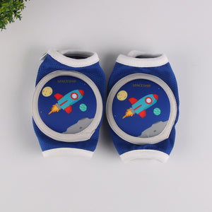 Soft cushioned knee pads for babies with protective padding